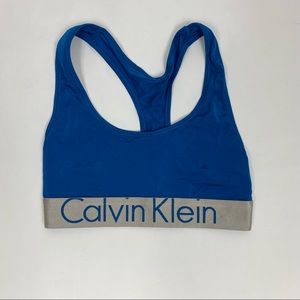 CALVIN KLEIN | Small Sports Bra Deep Blue